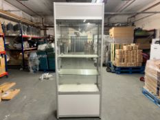 Internally Lit Glass Display Case