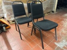 Black Fabric Chairs x 14