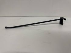 Pallet of Matt Black Shop Rail Prongs - Approximately 960 Pieces, Brand New