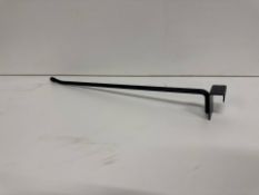 Pallet of Matt Black Shop Rail Prongs - Approximately 960 Pieces, Brand New