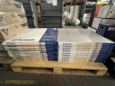 Pallet of 252 Tarkett Vinyl Tiles, Brand New
