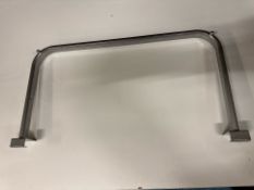 Pallet of Grey Metal D Bars, Approximately 160 Pieces