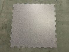 Pallet of 66 Grey Vinyl Flooring Tiles - Brand New