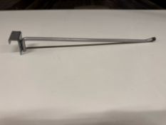 Pallet of Silver Storefront Rail Bars, Straight Arms & Prongs To Fit An RSB, Approx 1200 Pieces