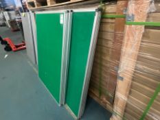 13 Assorted Green Notice Boards - No Reserve