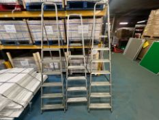 3 x Assorted Ladders
