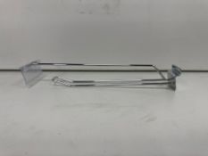 Chrome Slatwall Pegs x 100 - No Reserve, Brand New