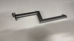 Pallet of Grey Metal Stepped Arms, Approximately 700 Units
