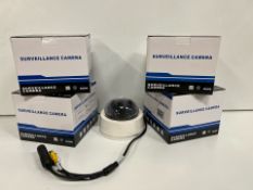 4 x Inside Dome Security Cameras - No Reserve Brand New In Box