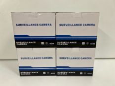 4 x Inside Dome Security Cameras - No Reserve Brand New In Box
