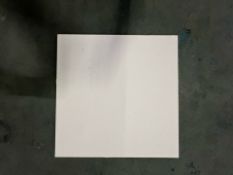 Pallet of 80 White Zentia Dune Evo Ceiling Tiles - Brand New