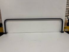 2 Boxes of Matte Black Metal D Rails - No Reserve, Brand New Unused