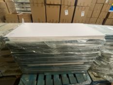 Pallet of 90 Vinyl Faced Gypsum Ceiling Tiles