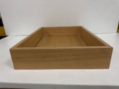 Shopworx Wooden Produce Box x 4 - No Reserve, Used To Enhance Retail Merchandising
