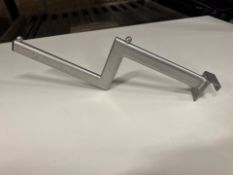 Pallet of Grey Metal Stepped Arms, Approximately 800 Units