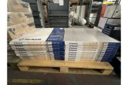 Pallet of 252 Tarkett Vinyl Tiles, Brand New, No Reserve
