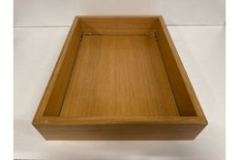 Shopworx Wooden Produce Box x 4 - No Reserve, Used To Enhance Retail Merchandising