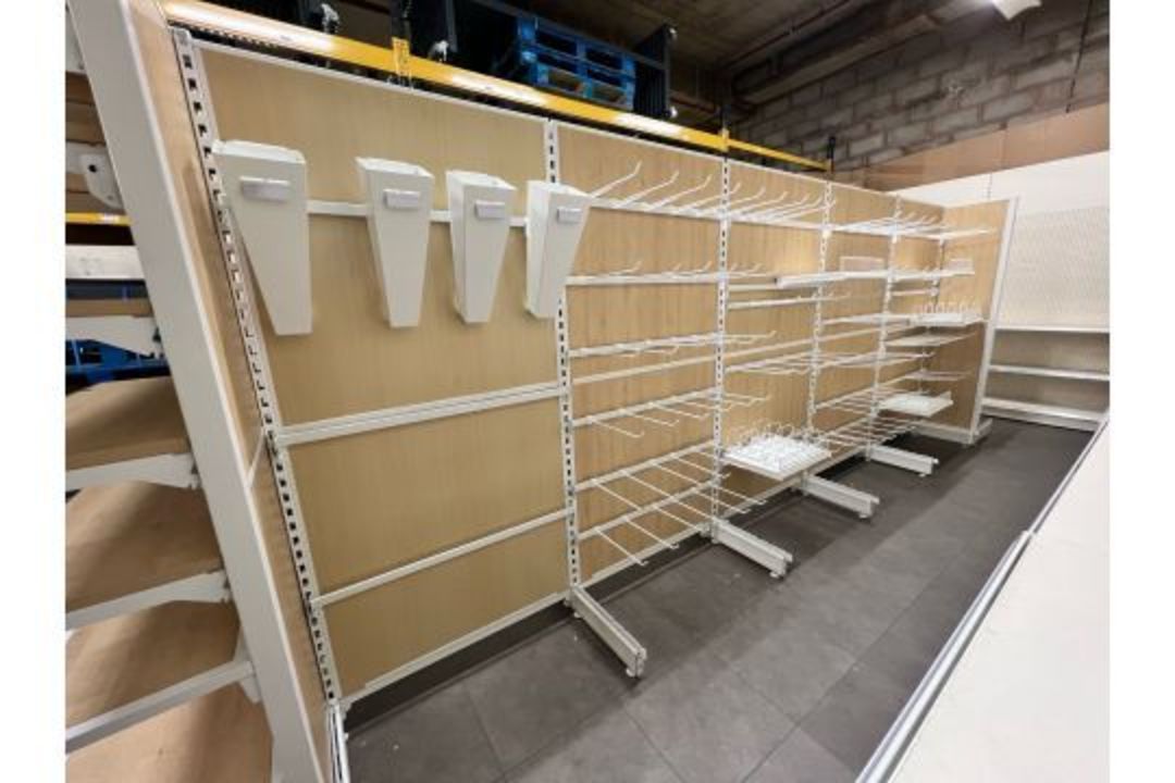5 Bay Eden Double Sided Gondola Run With 2 Ends - Brand New, Boxed, Shop Fittings - Image 14 of 15