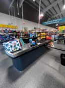 ALS Belted Checkout Left Hand Antracite Grey