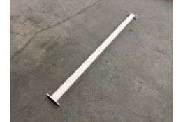 Pallet Of White Metal 1 Metre Tie Bars - Compatible With Eden Kit, Approx 300 Units, No Reserve