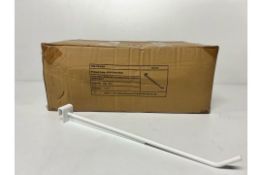 20 Boxes Of 100 White Reinforced Eden Store Prongs, 300mm, Brand New, Boxed