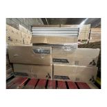 Pallet of 80 White Zentia Dune Evo Ceiling Tiles - Brand New, No Reserve