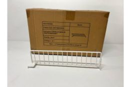10 Boxes of 40 Eden Centre Up Wire Risers 370mm, Traffic White, Brand New, Boxed