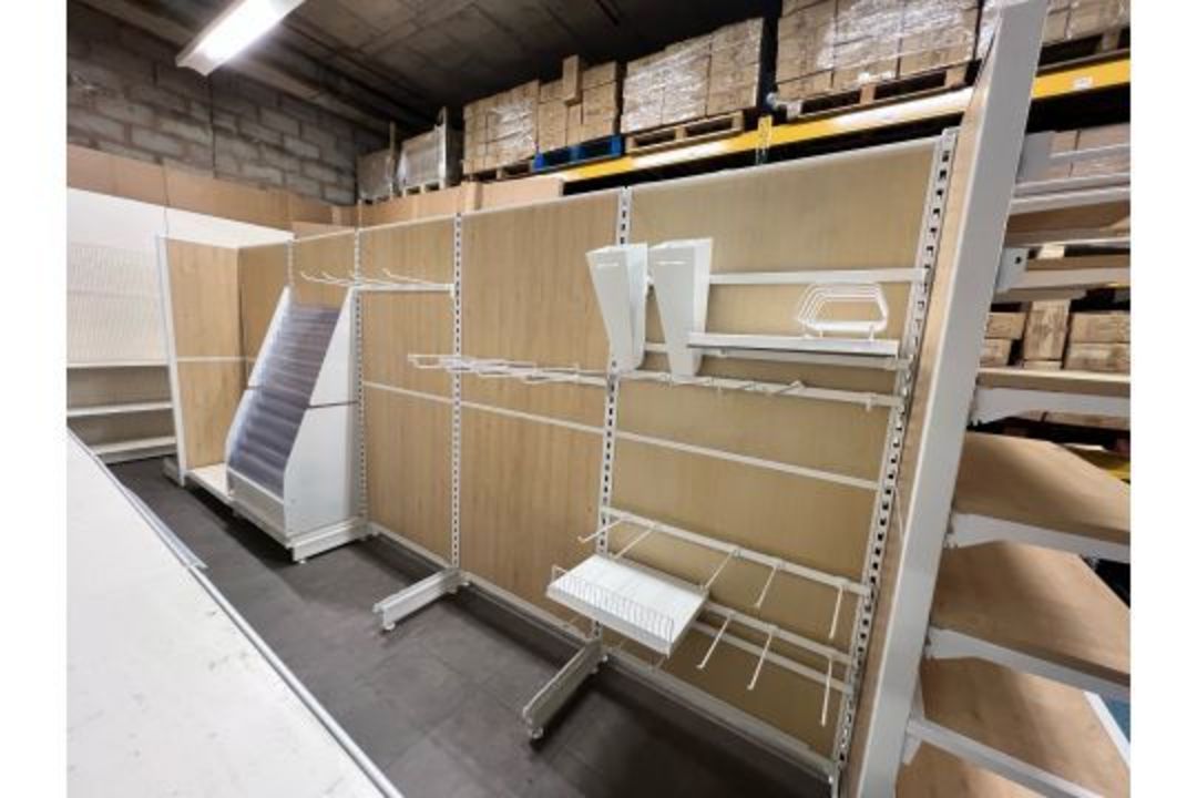 5 Bay Eden Double Sided Gondola Run With 2 Ends - Brand New, Boxed, Shop Fittings - Image 11 of 15