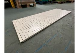 Pallet of 168 HMY 1220mm x 480mm Peg Boards, No Reserve