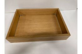 Shopworx Wooden Produce Box x 4 - No Reserve, Used To Enhance Retail Merchandising