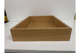 Shopworx Wooden Produce Box x 4 - No Reserve, Used To Enhance Retail Merchandising
