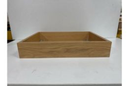 Shopworx Wooden Produce Box x 4 - No Reserve, Used To Enhance Retail Merchandising