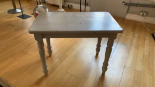 Grey Wooden Side Table - NO RESERVE