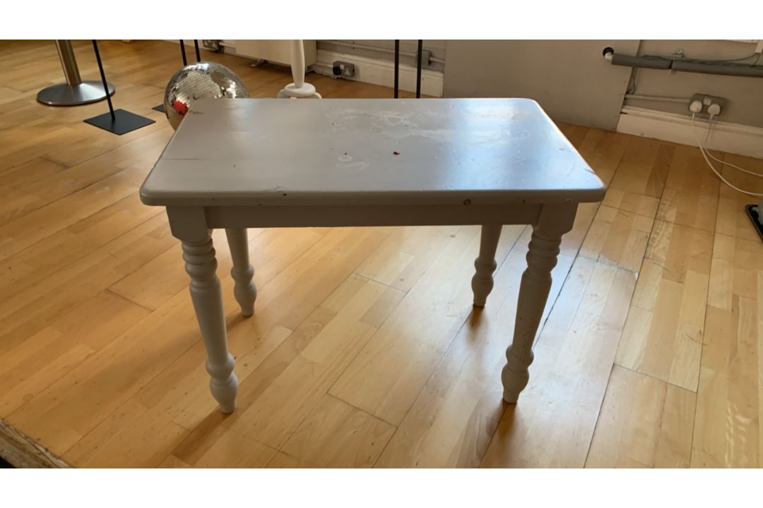 Grey Wooden Side Table - NO RESERVE - Image 1 of 7