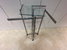 x2 Glass Topped Hanging Display Units - NO RESERVE