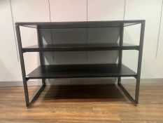 Black Wooden Topped Display Unit - NO RESERVE