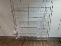 Chrome Shoe Display Rack - NO RESERVE
