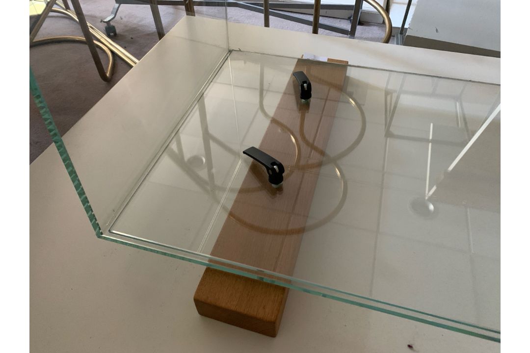 Rectangular Box Glass Coffee Table- NO RESERVE - Image 2 of 4