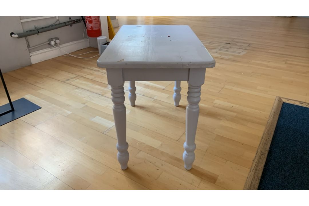 Grey Wooden Side Table - NO RESERVE - Image 4 of 7