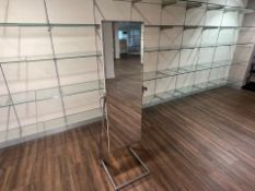 Chrome Framed Dressing Mirror - NO RESERVE