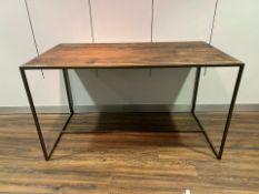 Wooden Topped Display Table - NO RESERVE