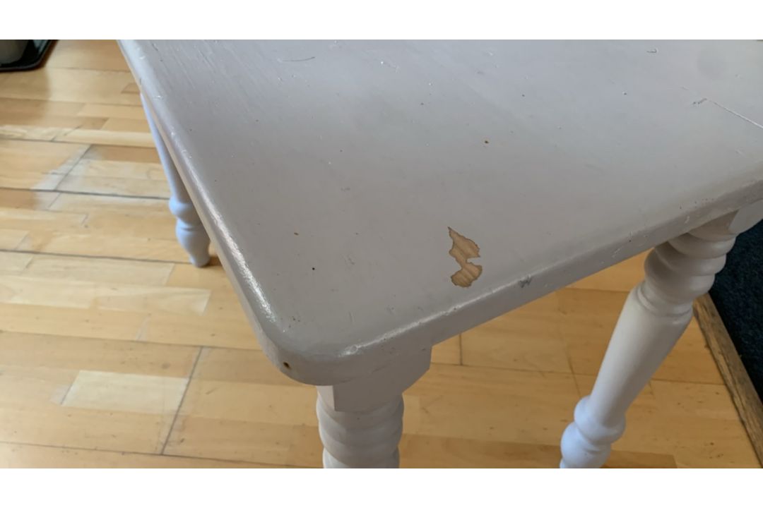 Grey Wooden Side Table - NO RESERVE - Image 6 of 7