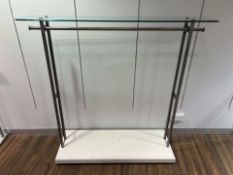 Glass Topped Display Rack - NO RESERVE