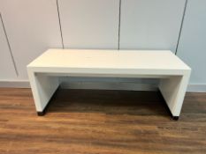 White Wooden Display Bench - NO RESERVE