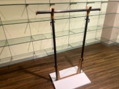 Wood & Stone Effect Hanging Rail - NO RESERVE