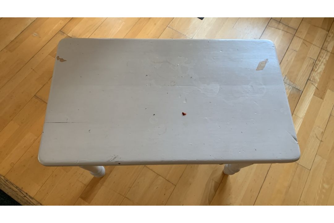 Grey Wooden Side Table - NO RESERVE - Image 2 of 7