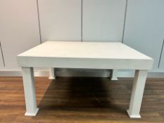 Large White Wooden Display Table - NO RESERVE