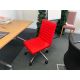 Wheeled Rectangular Straight Desk & Red Felt Wheeled Office Chair- NO RESERVE - Image 12 of 12