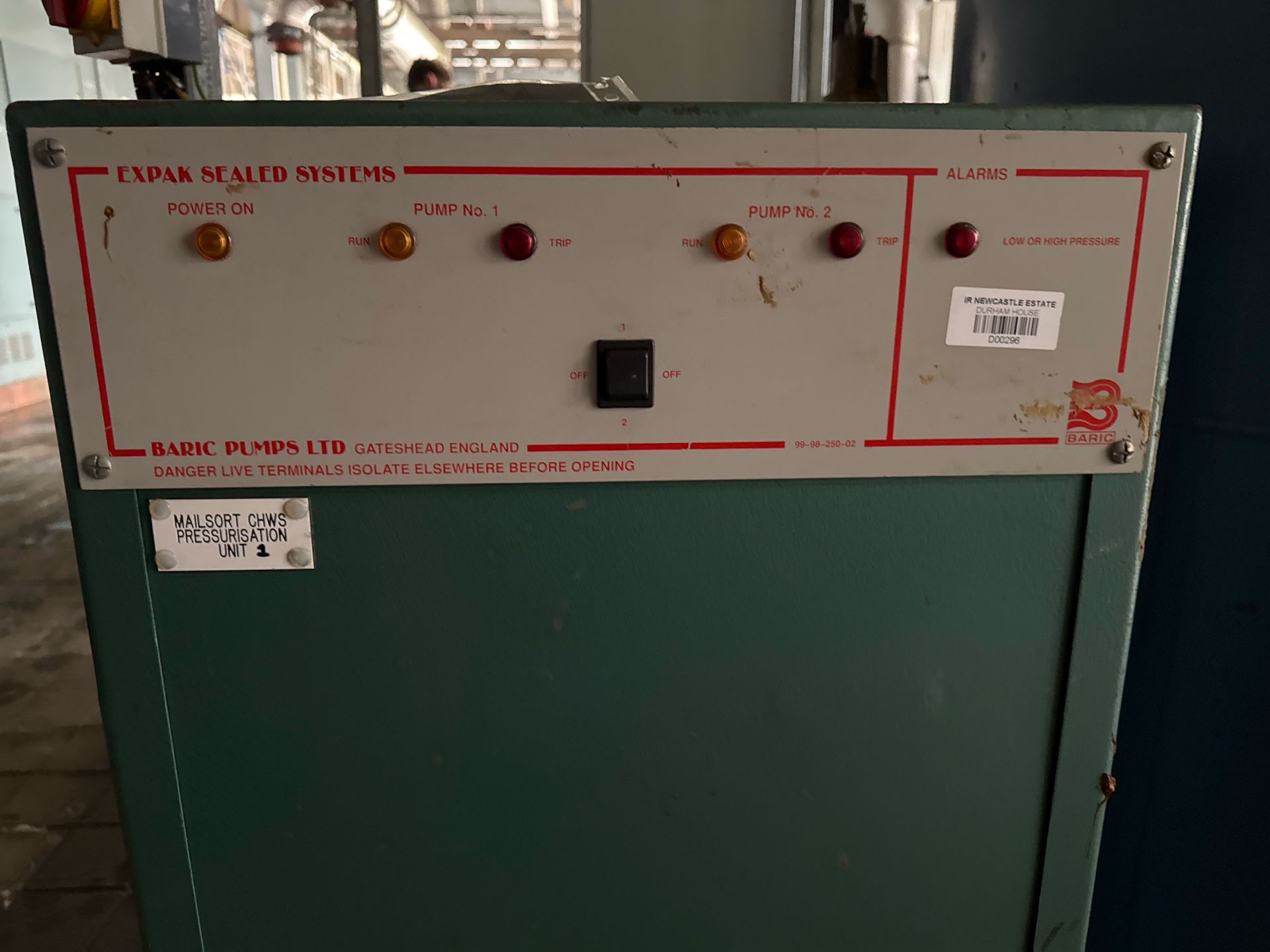 Baric Expac Sealed Systems CHWS Pressurisation - Image 5 of 9