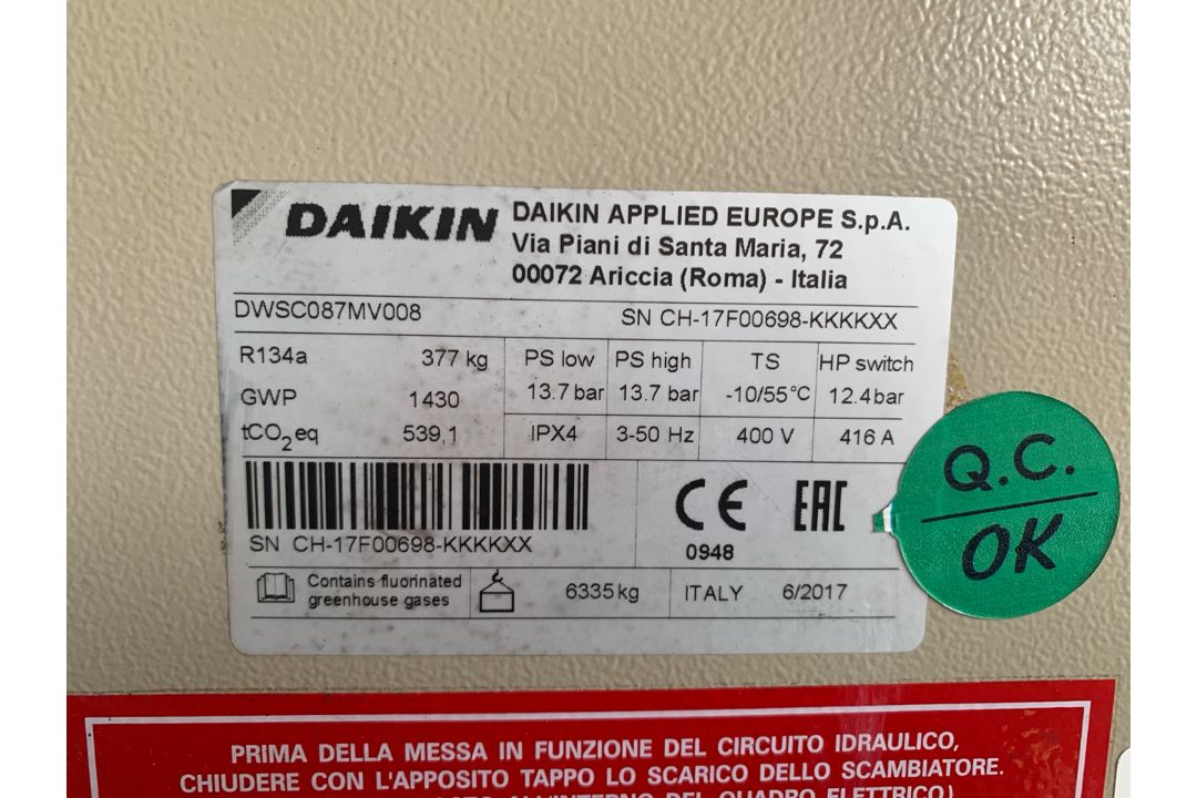 Daikin Centrifugal Compressor Chiller - Image 22 of 27